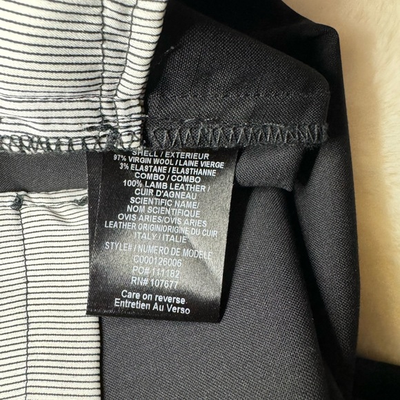 Alice and Olivia Black Wool Pants - Picture 8 of 8